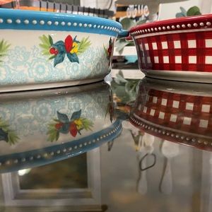 Pioneer Woman Cheerful Rose baking dishes